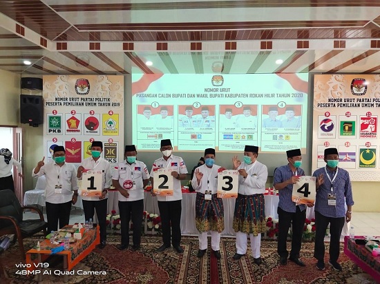 Penetapan Nomor Urut Paslon Bupati Dan Wakil Bupati Rohil, Incumbent Nomor Urut 2